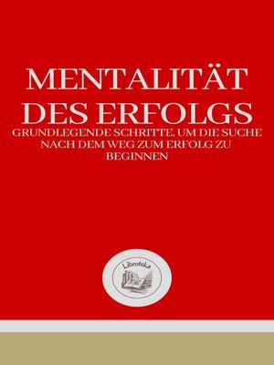 cover image of MENTALITÄT DES ERFOLGS